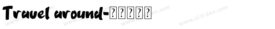 Travel around字体转换